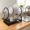 Addis Dish Drainer - Black -Kitchen Supplies Store 241067 2 tier dish drainer black