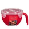 B&M Microwavable Food Bowl With Handle -Kitchen Supplies Store 304743 Microwavable Food Bowl with Handle red 21