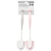B&M Suction Dish Brushes 2pk - Grey & Blush -Kitchen Supplies Store 321988 2pk suction dish brush grey and blush