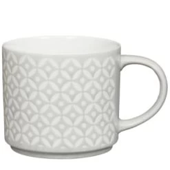 B&M Jumbo Embossed Stacking Mugs 4pk -Kitchen Supplies Store 329369 Jumbo Embossed Stacking Mugs Set of 4 4