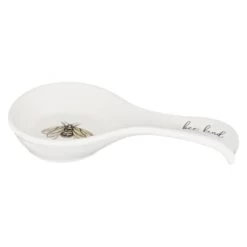 B&M Ceramic Spoon Rest -Kitchen Supplies Store 337110 ceramic spoon rest bee kind 2