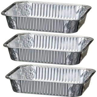 B&M Large Foil Baking Trays 3pk 4 B&M Large Foil Baking Trays 3pk - Image 2