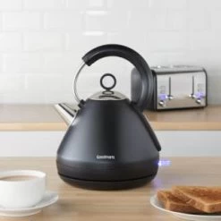 Goodmans Pyramid Kettle 1.5L - Matt Black -Kitchen Supplies Store 354912 goodmans pyramid kettle black