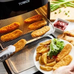 Tower 5-in-1 Air Fryer Oven 11L -Kitchen Supplies Store 357961 tower 5 in 1 air fryer oven 11l 8