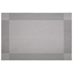 B&M Metallic Woven Placemats - Silver 4pk -Kitchen Supplies Store 363869 4pk silver metallic woven placemats 4