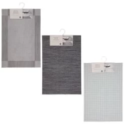 B&M Metallic Woven Placemats - Silver 4pk -Kitchen Supplies Store 363876 363869 380285 4pk silver metallic woven main 2 1
