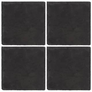 B&M Slate Coasters 4pk 4 B&M Slate Coasters 4pk - Image 2