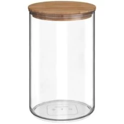 B&M Round Storage Container With Bamboo Lid 5 B&M Round Storage Container With Bamboo Lid -Kitchen Supplies Store 368020 round storage container with bamboo lid 2l