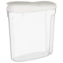 B&M Cereal Storage Container Set 2pk - White -Kitchen Supplies Store 368613 cereal storage set 2 pk white 3