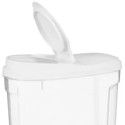 B&M Cereal Storage Container Set 2pk - White -Kitchen Supplies Store 368613 cereal storage set 2 pk white 4