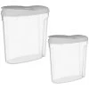B&M Cereal Storage Container Set 2pk - Grey 2 B&M Cereal Storage Container Set 2pk - Grey -Kitchen Supplies Store 368615 cereal storage set 2 pk grey