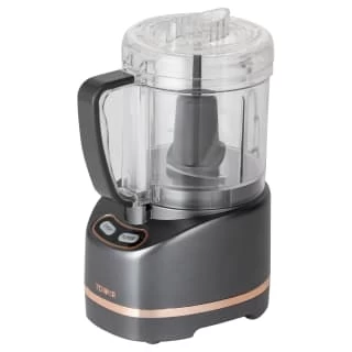 Tower Compact Food Processor 400ml - Grey & Rose Gold 3 Tower Compact Food Processor 400ml - Grey & Rose Gold