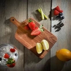 B&M Mini Acacia Wood Serve Boards 2pk -Kitchen Supplies Store 375102 2pk mini acacia wood serve boards