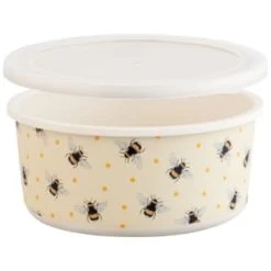 B&M Round Tubs 2pk - Bees -Kitchen Supplies Store 375966 2pk reuse and repurpose round tubs bee 2