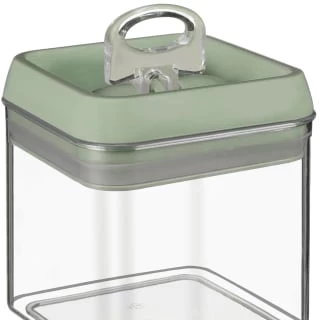 B&M Vacuum Storage Container 1L - Sage 4 B&M Vacuum Storage Container 1L - Sage - Image 2