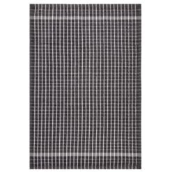 B&M Grey Check Tea Towels 3pk -Kitchen Supplies Store 380305 3pk check tea towels grey 4