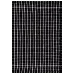 B&M Check Tea Towels - Black 3pk 10 B&M Check Tea Towels - Black 3pk -Kitchen Supplies Store 380307 3pk check tea towels black 4