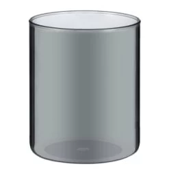 B&M Urban Paradise Small Smokey Glass Jar With Stainless Steel Lid -Kitchen Supplies Store 380533 smoked glass jar small 2