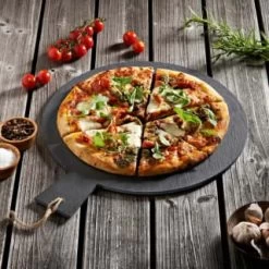 B&M Botanical Garden Slate Pizza Board -Kitchen Supplies Store 380566 slate pizza board