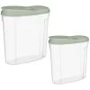 B&M Cereal Storage Container Set 2pk - Sage -Kitchen Supplies Store 380752 cereal storage set 2 peice sage
