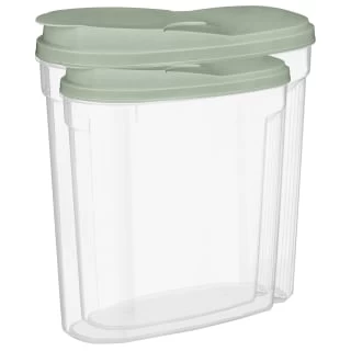 B&M Cereal Storage Container Set 2pk - Sage 4 B&M Cereal Storage Container Set 2pk - Sage - Image 2