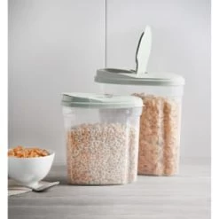 B&M Cereal Storage Container Set 2pk - Sage 15 B&M Cereal Storage Container Set 2pk - Sage -Kitchen Supplies Store 380752 cereal storage set 2 peice sage 6