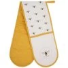 B&M Bee Happy Double Oven Glove -Kitchen Supplies Store 381287 bee happy double oven glove 2