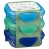 Simply Kids Clip Lock Tubs 3pk - Blue & Green -Kitchen Supplies Store 385227 3pk simply kids clip lock tubs