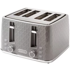 Goodmans Textured 4 Slice Toaster - Grey
