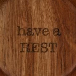 B&M Acacia Spoon Rest -Kitchen Supplies Store 390141 acacia spoon rest 3