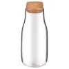 B&M Small Glass Carafe With Cork Lid -Kitchen Supplies Store 390359 small glass carafe