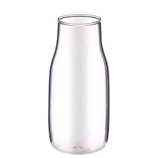 B&M Small Glass Carafe With Cork Lid 4 B&M Small Glass Carafe With Cork Lid - Image 2
