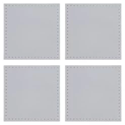 B&M Reversible Leatherette Coasters 4pk -Kitchen Supplies Store 390399 4pk reversible leatherette coasters 2