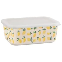 B&M Rectangular Tubs 2pk - Lemons -Kitchen Supplies Store 392929 2pk reuse and repurpose rectangle tubs lemon 5