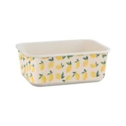 B&M Rectangular Tubs 2pk - Lemons -Kitchen Supplies Store 392929 2pk reuse and repurpose rectangle tubs lemon 6