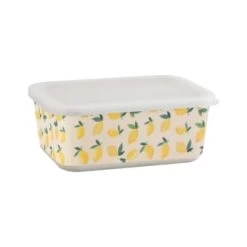B&M Rectangular Tubs 2pk - Lemons -Kitchen Supplies Store 392929 2pk reuse and repurpose rectangle tubs lemon 7