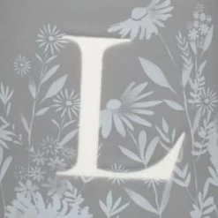 B&M Floral Alphabet Mug (Assorted) -Kitchen Supplies Store 394397 floral alphabet mug grey l 2