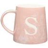 B&M Floral Alphabet Mug (Assorted) -Kitchen Supplies Store 394397 floral alphabet mug pink s