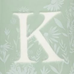 B&M Floral Alphabet Mug (Assorted) -Kitchen Supplies Store 394400 floral alphabet mug green k 2