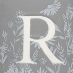 B&M Floral Alphabet Mug (Assorted) -Kitchen Supplies Store 394400 floral alphabet mug grey r 2