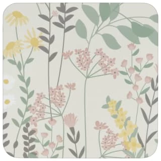 B&M Floral Placemat & Coaster Set 8pc 6 B&M Floral Placemat & Coaster Set 8pc - Image 4