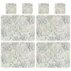 B&M Floral Placemat & Coaster Set 8pc -Kitchen Supplies Store 394455 floral placemat and coaster set 8pc group