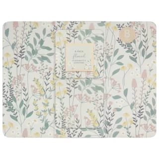 B&M Floral Placemat & Coaster Set 8pc 5 B&M Floral Placemat & Coaster Set 8pc - Image 3
