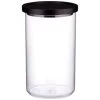 B&M Canister With Airtight Wooden Lid 750ml 1 B&M Canister With Airtight Wooden Lid 750ml -Kitchen Supplies Store 394622 0 75l canister with black lid 2