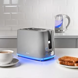 Blaupunkt 2 Slice Illuminating Toaster - Grey 5 Blaupunkt 2 Slice Illuminating Toaster - Grey - Image 3