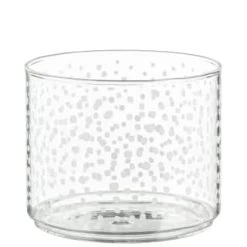 B&M Printed Glass Stackable Storage Jars 3pc - White 10 B&M Printed Glass Stackable Storage Jars 3pc - White -Kitchen Supplies Store 396484 3pk printed glass stackable storage jars white 5