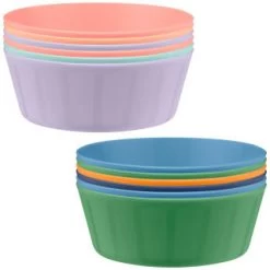 Simply Kids Colour Bowls 6pk - Pastel -Kitchen Supplies Store 398568 398571 6pk simply kids colour bowls group