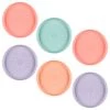 Simply Kids Colour Plates 6pk - Pastel -Kitchen Supplies Store 398569 6pk simply kids colour plates girls 2
