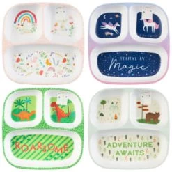 Kids Small Platter - Rainbow 9 Kids Small Platter - Rainbow -Kitchen Supplies Store 398592 398594 kids small platter group